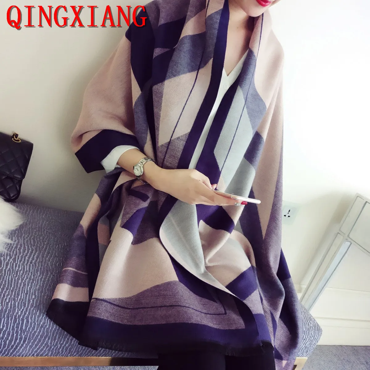 8 Colors Women Autumn Winter Plaid Cashmere Scarf Multicolor Outside Long Thick Shawl Streetwear Echarpes Foulards Cachecol Wrap
8 Colors Women Autumn Winter Plaid Cashmere Scarf Multicolor Outside Long Thick Shawl Streetwear Echarpes Foulards Cachecol Wrap