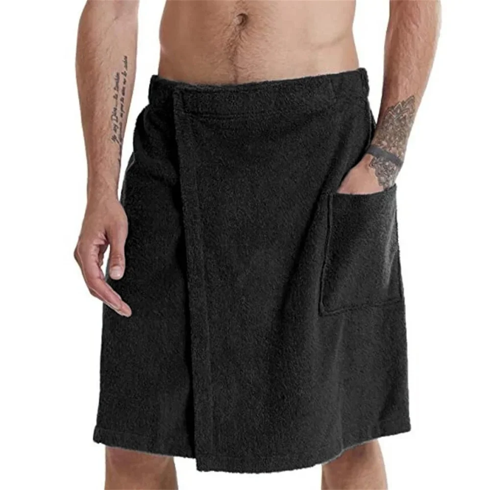 

Пляжный душ, мягкое спа-полотенце для отдыха, полотенце для спортзала, плавания с карманом, Мужская сауна, банные халаты для сна
