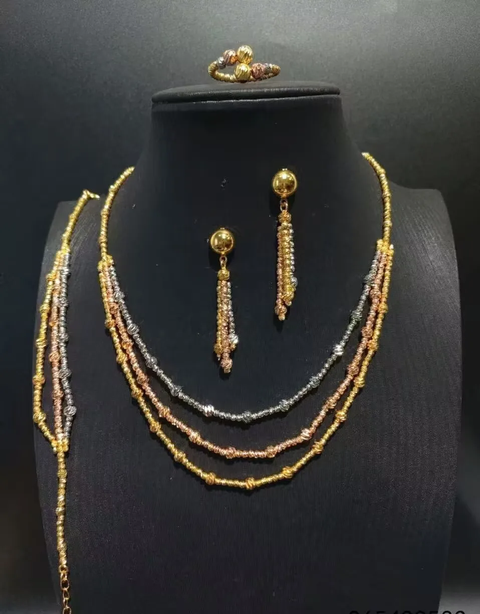 4PCS Luxury Waterdrop Jewelry Sets For Women Wedding Party Indian Dubai Bridal jewelry Set 1 Mallzona 4PCS Luxury Waterdrop Jewelry Sets For Women Wedding Party Indian Dubai Bridal jewelry Set Mallzona