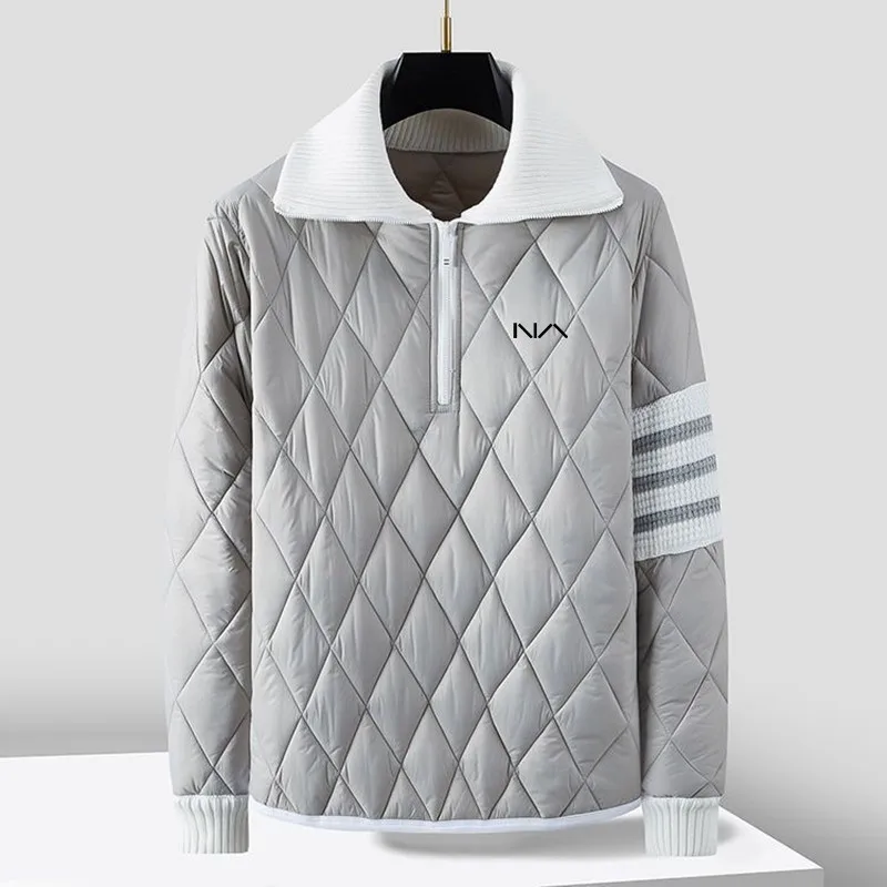 Men's Golf Wear 2023 Winter New High Necked Fashionable Zipper for Men's Slim Fit and Thick Insulation Windbreaker 골프의류 남자
Men's Golf Wear 2023 Winter New High Necked Fashionable Zipper for Men's Slim Fit and Thick Insulation Windbreaker 골프의류 남자