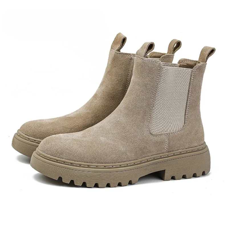 2023 Women Ankle Boots Winter Autumn Full Cow Genuine Leather Platform Flat Shoes Suede Chelsea Botas de mujer Thick Sole Casual
2023 Women Ankle Boots Winter Autumn Full Cow Genuine Leather Platform Flat Shoes Suede Chelsea Botas de mujer Thick Sole Casual