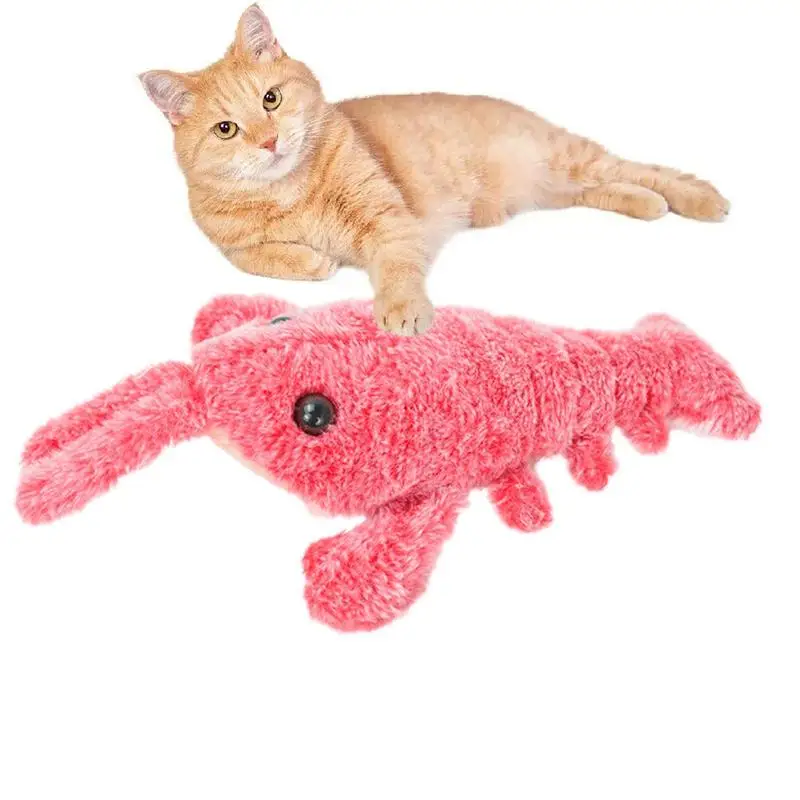 Catnip Toys Cat Lobster Toy Electric Flopping Cat Kicker Lobster Toy Floppy Lobster Catnip Toy USB Rechargeable Stimulation Cat
Catnip Toys Cat Lobster Toy Electric Flopping Cat Kicker Lobster Toy Floppy Lobster Catnip Toy USB Rechargeable Stimulation Cat