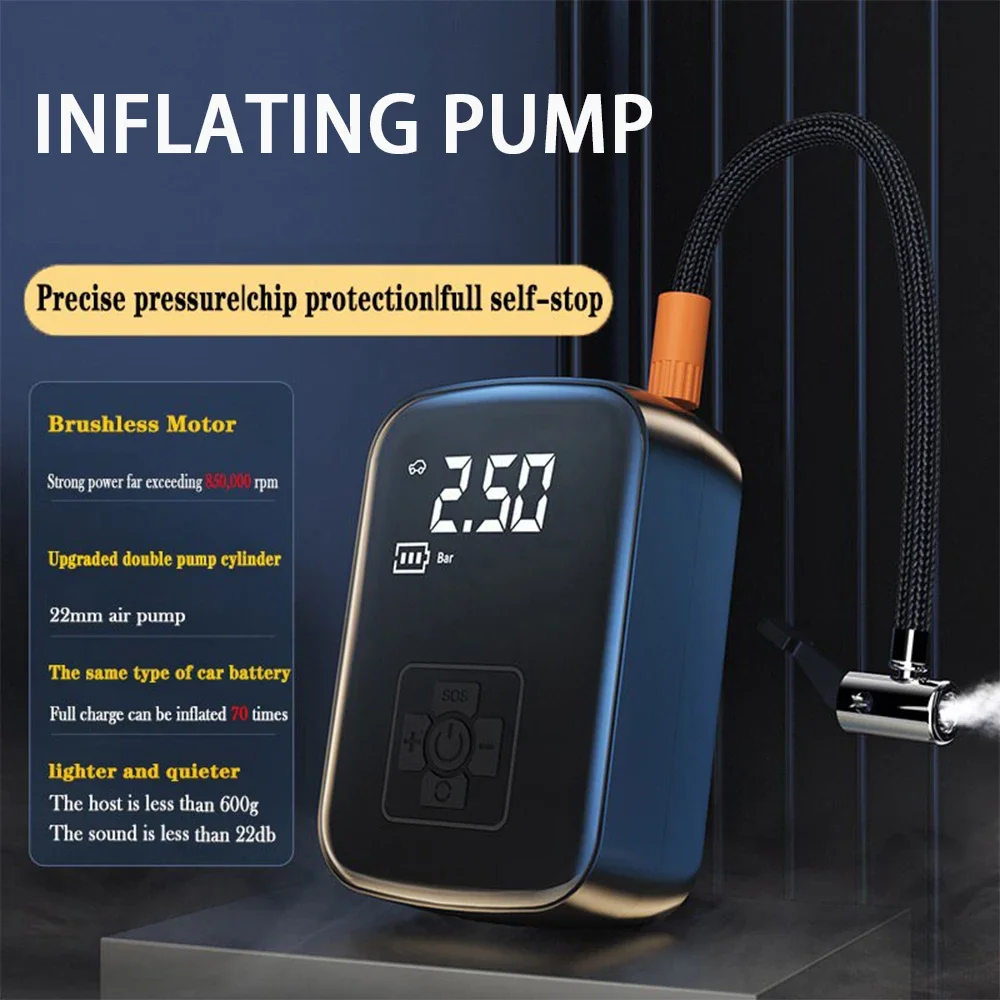 New Automobile Air Compressor Digital Tire Inflation Pump LED Lamp Tire Compression Pump Compressor For Car Motorcy Accessories
New Automobile Air Compressor Digital Tire Inflation Pump LED Lamp Tire Compression Pump Compressor For Car Motorcy Accessories