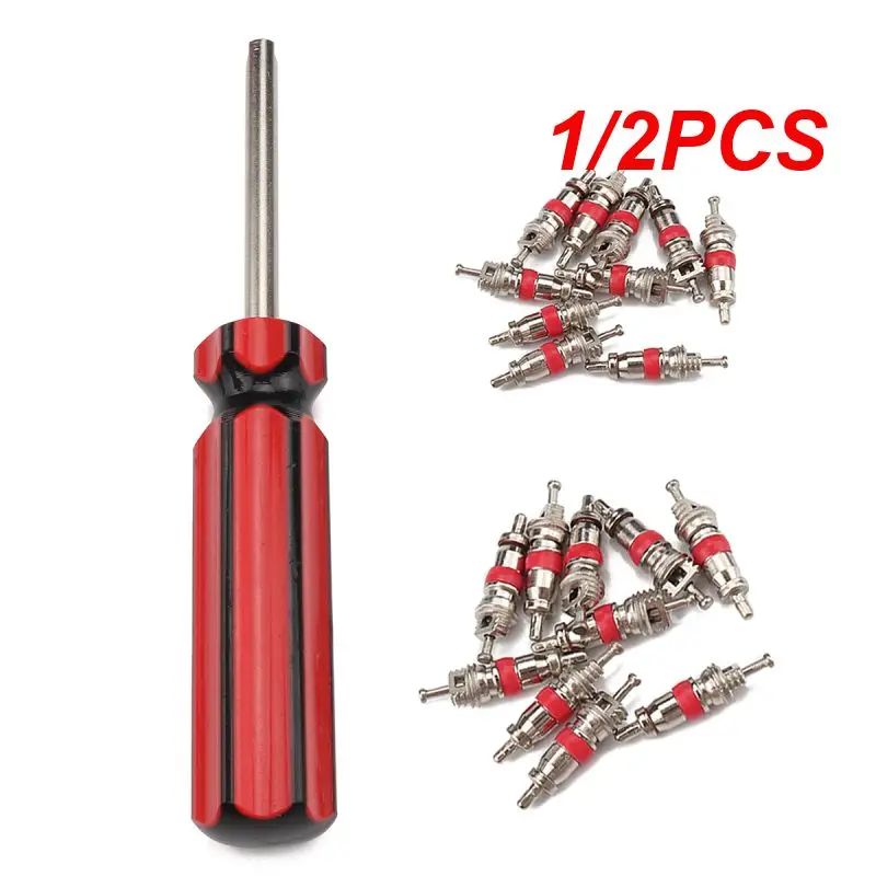 

1/2PCS Tire Valve Stem Core Remover Bike Screwdriver Valve Stem Core Remover Tire Repair Install Tool