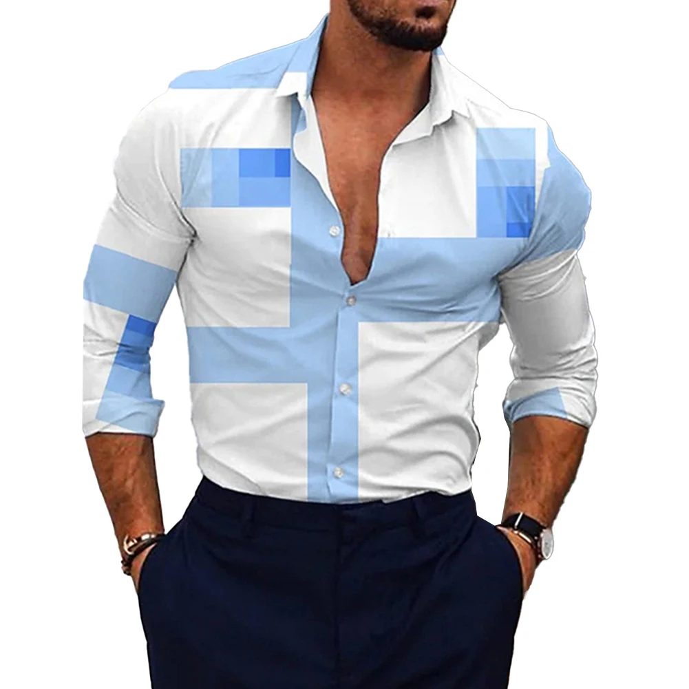 Comfy Fashion Men's Shirt Shirt Long Sleeve Mens Muscle Polyester Printed Shirt Band Collar Baroque Button Down
Comfy Fashion Men's Shirt Shirt Long Sleeve Mens Muscle Polyester Printed Shirt Band Collar Baroque Button Down