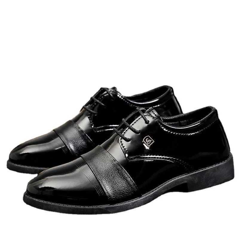 Leather Shoes Spring And Autumn Men's Shoes Business Casual Leather Shoes Round Toe Men's Shoes Korean Version
Leather Shoes Spring And Autumn Men's Shoes Business Casual Leather Shoes Round Toe Men's Shoes Korean Version