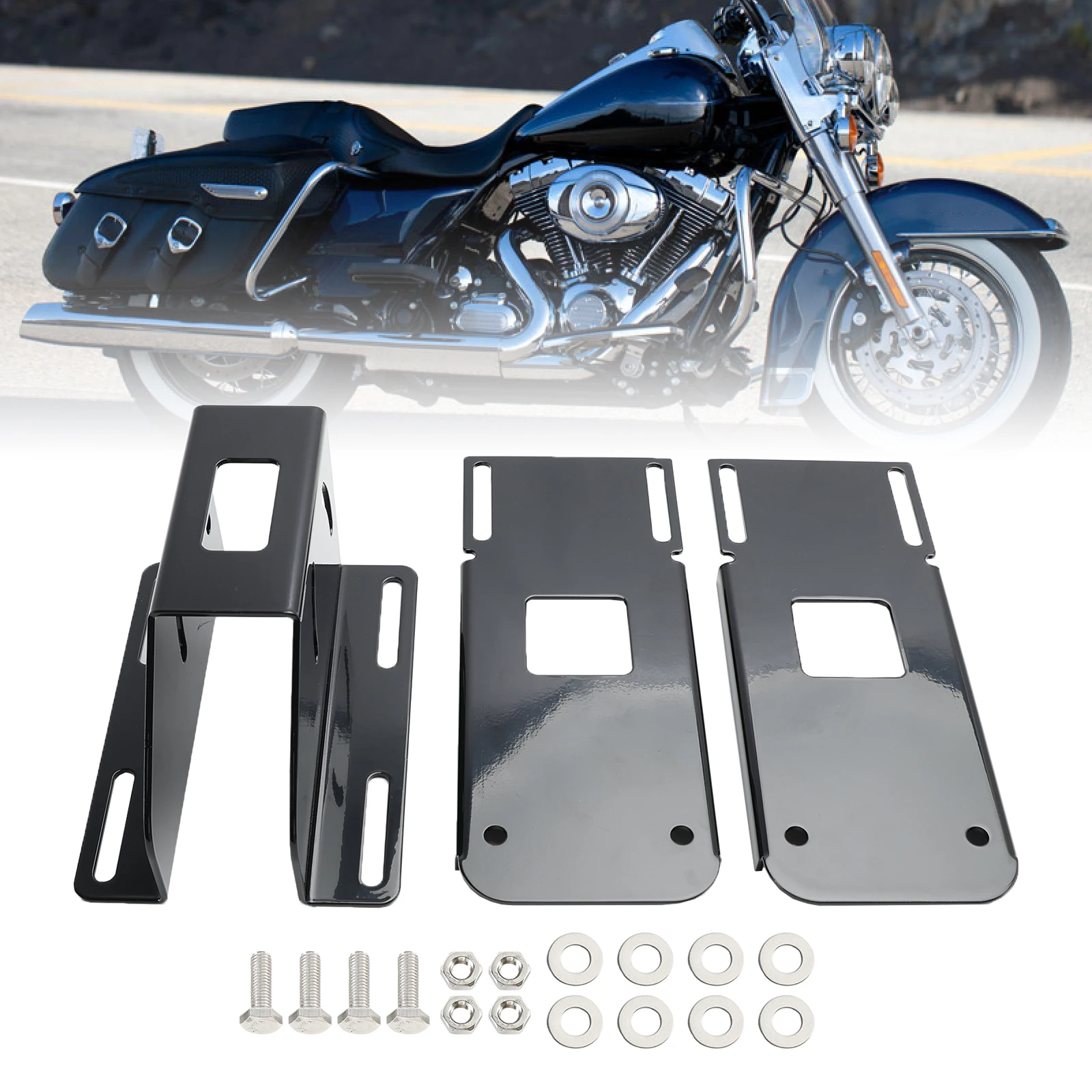 Комплект регулируемых креплений обтекателя Для Touring Road Glide 2004-2013
Комплект регулируемых креплений обтекателя Для Touring Road Glide 2004-2013