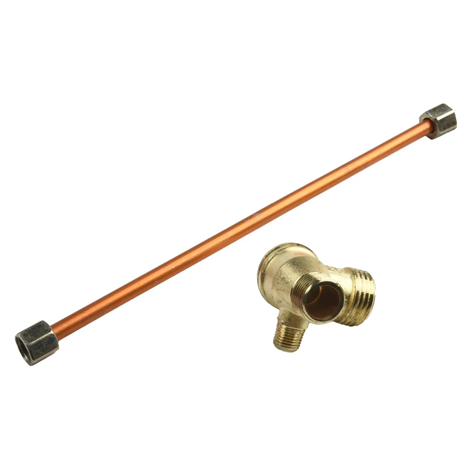 Air Compressor Check Valve Exhaust Tube 200mm Pipe 3-Port Zinc Alloy Check Valve 20/16/10mm Thread For Power Tools Accessories
Air Compressor Check Valve Exhaust Tube 200mm Pipe 3-Port Zinc Alloy Check Valve 20/16/10mm Thread For Power Tools Accessories