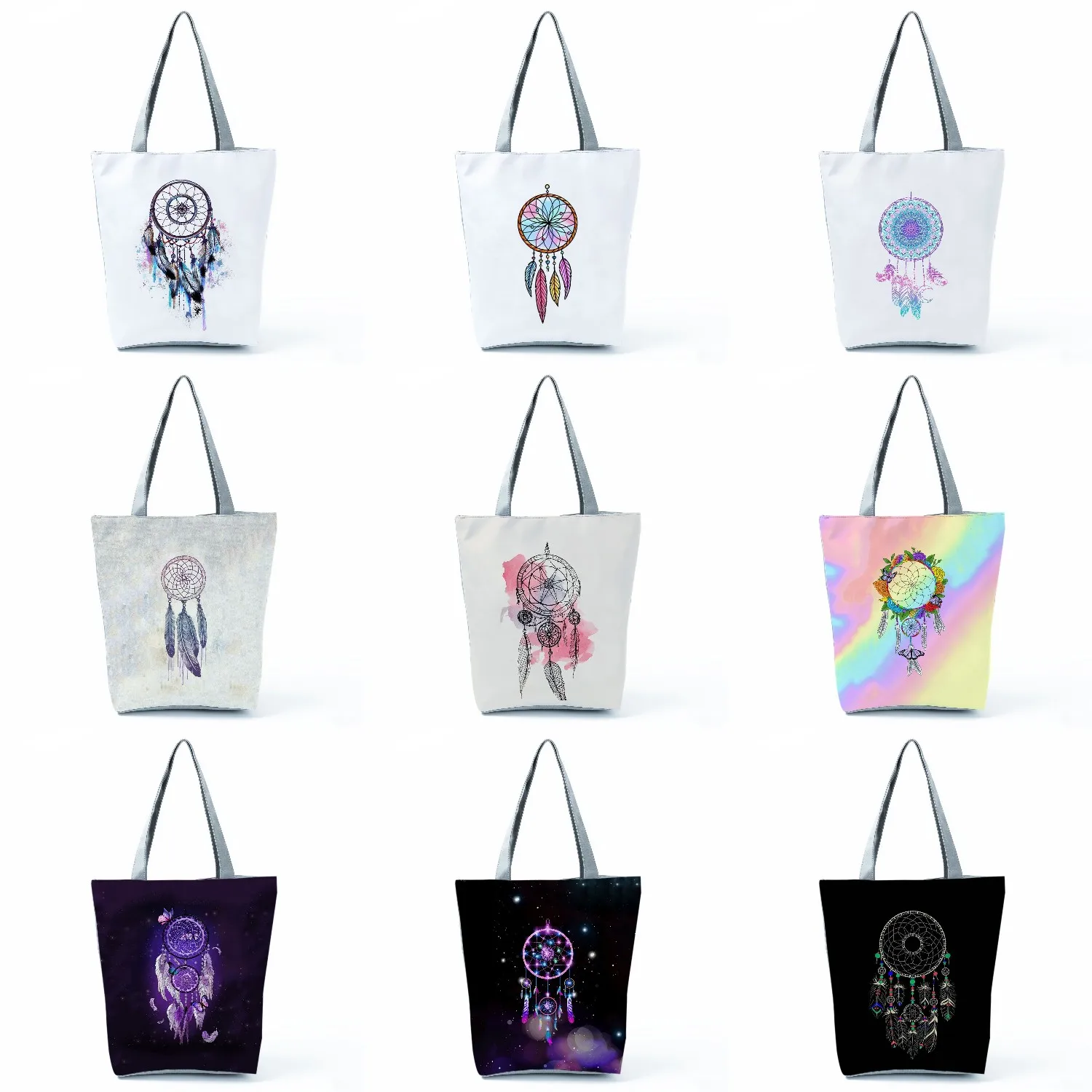 Feather Printed Shoulder Bags Bohemian Style Dream Catcher Girls Handbags Practical Daily Office Tote Bag for Shopping Travel
Feather Printed Shoulder Bags Bohemian Style Dream Catcher Girls Handbags Practical Daily Office Tote Bag for Shopping Travel
