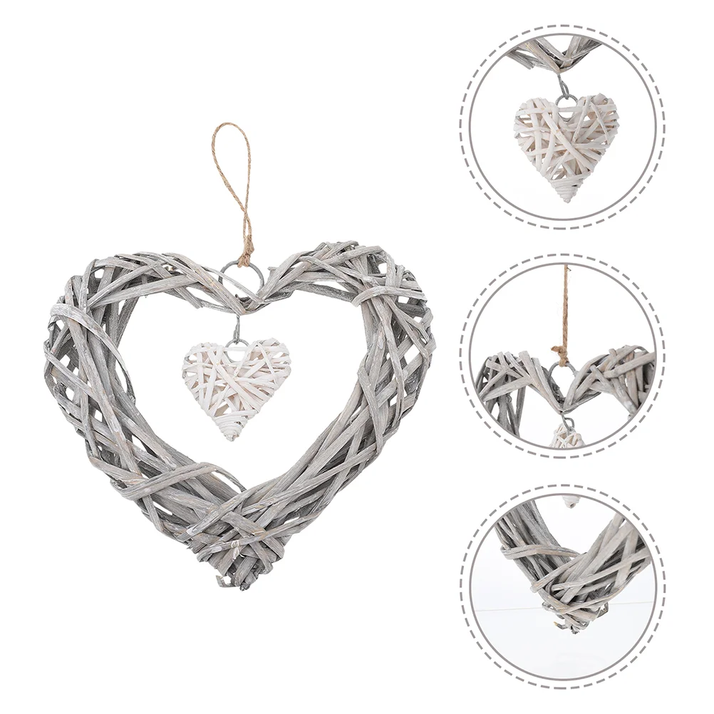 3 Pcs Heart Craft Hanging Decor Wedding Decorations for Ceremony Wreath Front Door
3 Pcs Heart Craft Hanging Decor Wedding Decorations for Ceremony Wreath Front Door