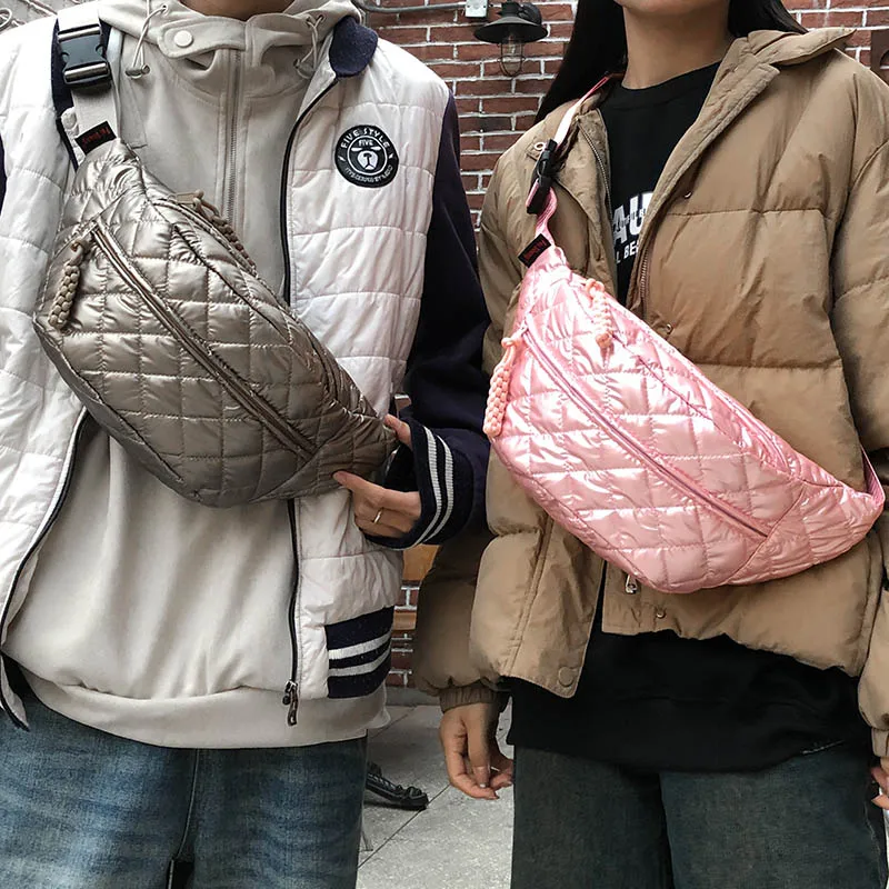 Winter Casual Women Chest Bags Fanny Pack Cotton Padded Waist Bag Unisex Shoulder Crossbody Bag Solid Waist Packs for Girls
Winter Casual Women Chest Bags Fanny Pack Cotton Padded Waist Bag Unisex Shoulder Crossbody Bag Solid Waist Packs for Girls