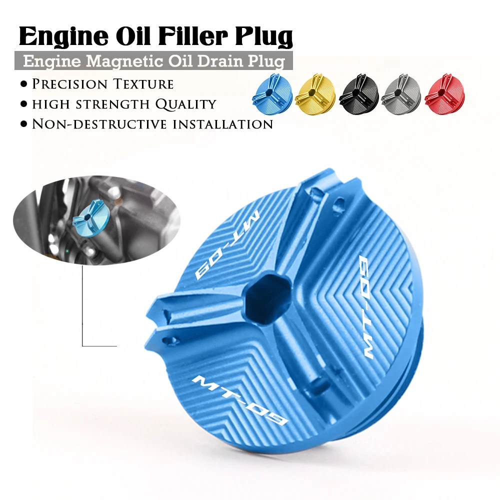 Oil Filler Cover For YAMAHA MT09 MT-09 Tracer 900/GT 2014-2018 2019 2020 Motorcycle Accessories Engine Plug cap
Oil Filler Cover For YAMAHA MT09 MT-09 Tracer 900/GT 2014-2018 2019 2020 Motorcycle Accessories Engine Plug cap