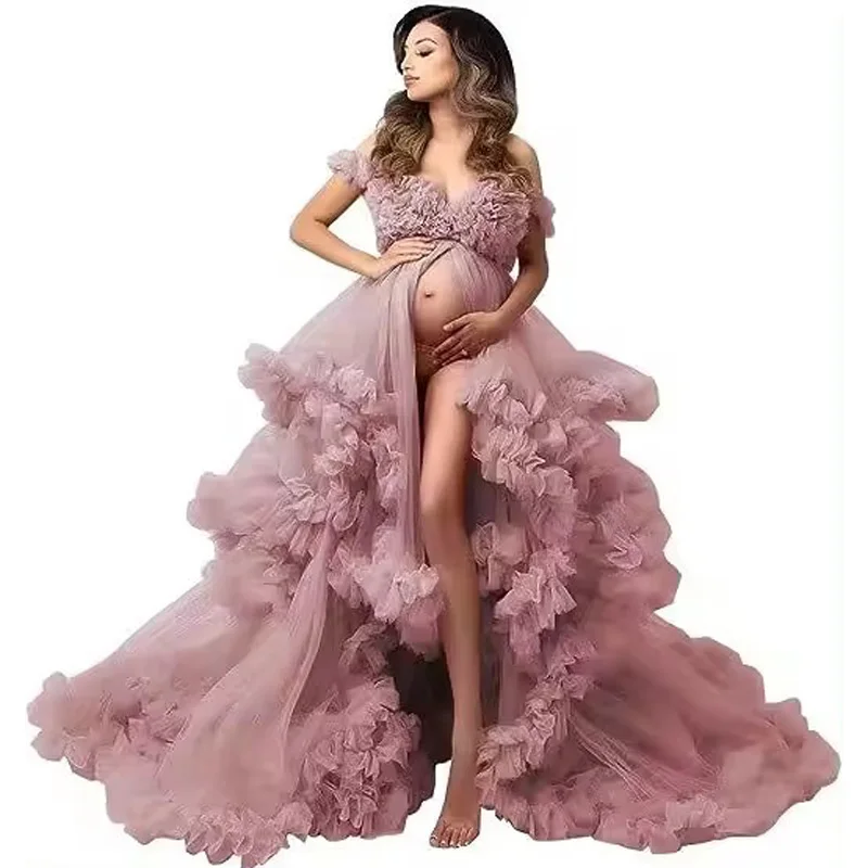 Red Ruffled Tulle Maternity Dress for Photo Shoot Puffy Women Photography Gowns Baby Shower Pregnancy Dress Photography
Red Ruffled Tulle Maternity Dress for Photo Shoot Puffy Women Photography Gowns Baby Shower Pregnancy Dress Photography