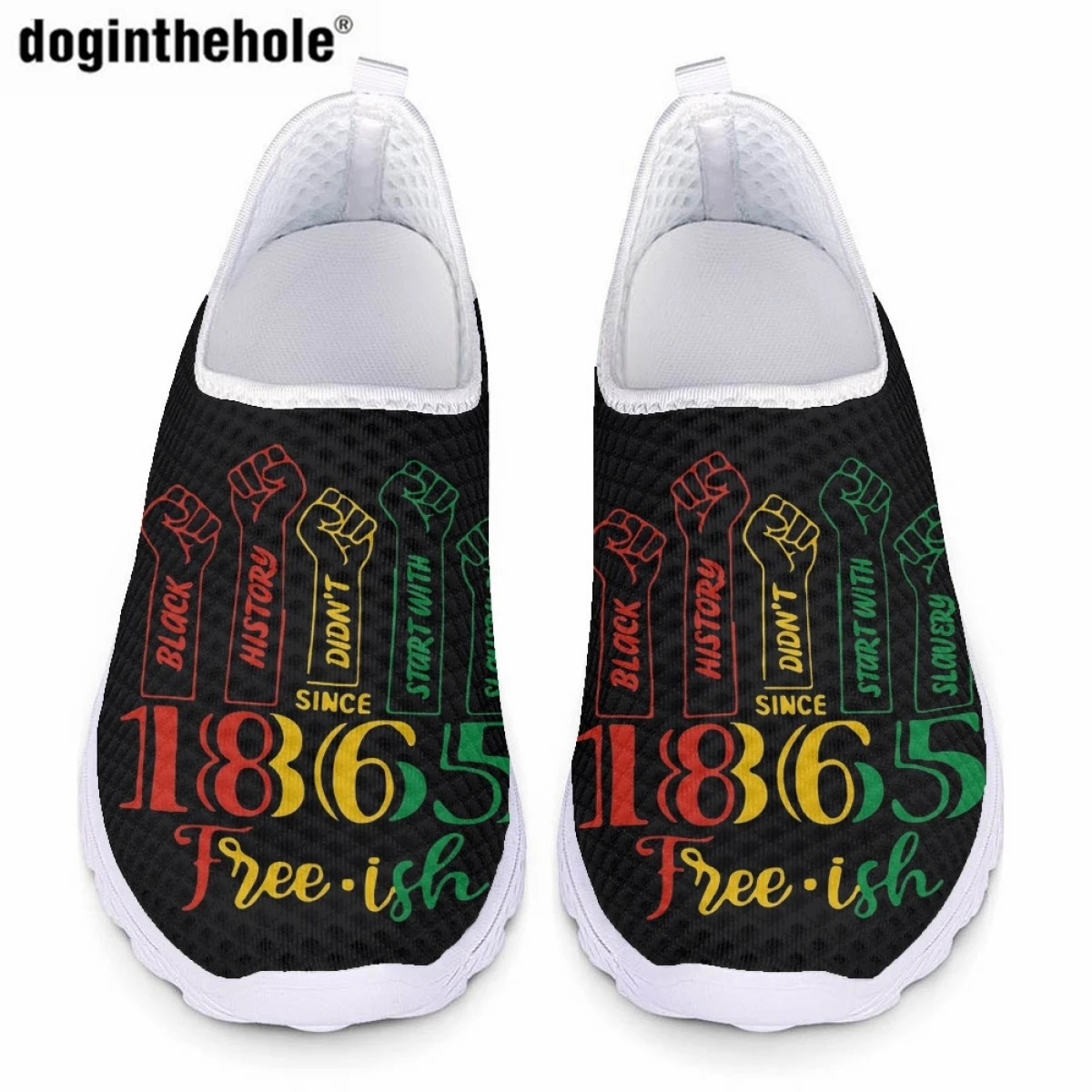 Summer New Women's Casual Shoes Light Breathable Mesh Sneakers Hot Juneteenth 1865 African American Print for Ladies Flat Shoes
Summer New Women's Casual Shoes Light Breathable Mesh Sneakers Hot Juneteenth 1865 African American Print for Ladies Flat Shoes