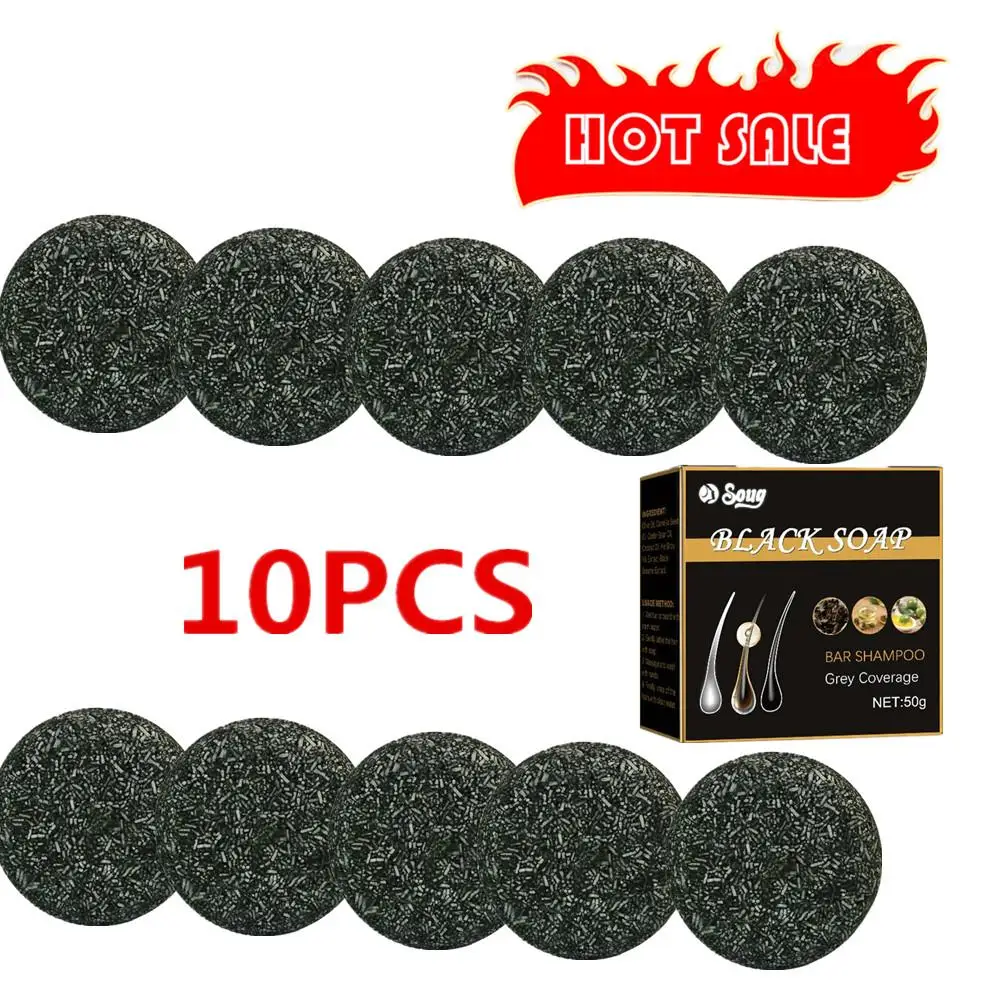 10 PCS Hair Darkening Shampoo Bar Soap Anti Dandruff Deep Cleansing Improve Itchy Head Frizz Black Nourishment Beautiful Hair Ca
10 PCS Hair Darkening Shampoo Bar Soap Anti Dandruff Deep Cleansing Improve Itchy Head Frizz Black Nourishment Beautiful Hair Ca