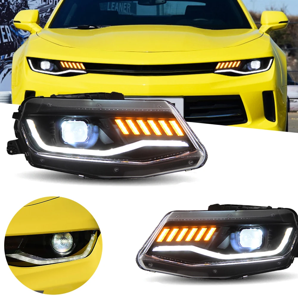 Передняя фара для Chevrolet Camaro, светодиодные фары 2016-2019, передняя фара, Стайлинг автомобиля, аксессуары для автомобиля
Передняя фара для Chevrolet Camaro, светодиодные фары 2016-2019, передняя фара, Стайлинг автомобиля, аксессуары для автомобиля