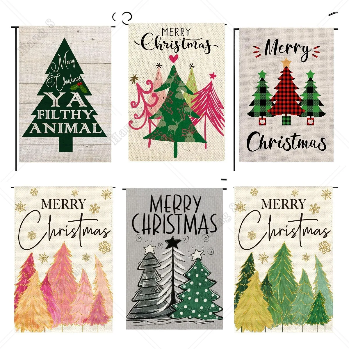 Christmas Green Tree Garden Flag Vertical Double Sided 12.5x18 Inch Merry Christmas Ya Filthy Animal Farmhouse Outdoor Decor
Christmas Green Tree Garden Flag Vertical Double Sided 12.5x18 Inch Merry Christmas Ya Filthy Animal Farmhouse Outdoor Decor