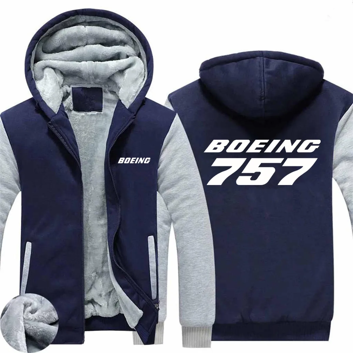 Streetwear Hip Hop Wool Fleece Warm Boeing 757 Zipper Thick Man Hooded Hoodies Sweatshirts Men Coat Jacket New Autumn Winter
Streetwear Hip Hop Wool Fleece Warm Boeing 757 Zipper Thick Man Hooded Hoodies Sweatshirts Men Coat Jacket New Autumn Winter