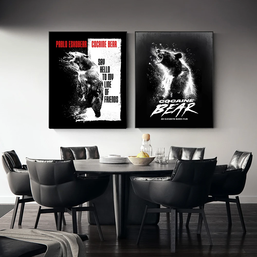 Black and White Animal Scarface Bear Inspirational Text Posters Prints Canvas Paintings Room Wall Art Pictures Modern Home Decor
Black and White Animal Scarface Bear Inspirational Text Posters Prints Canvas Paintings Room Wall Art Pictures Modern Home Decor