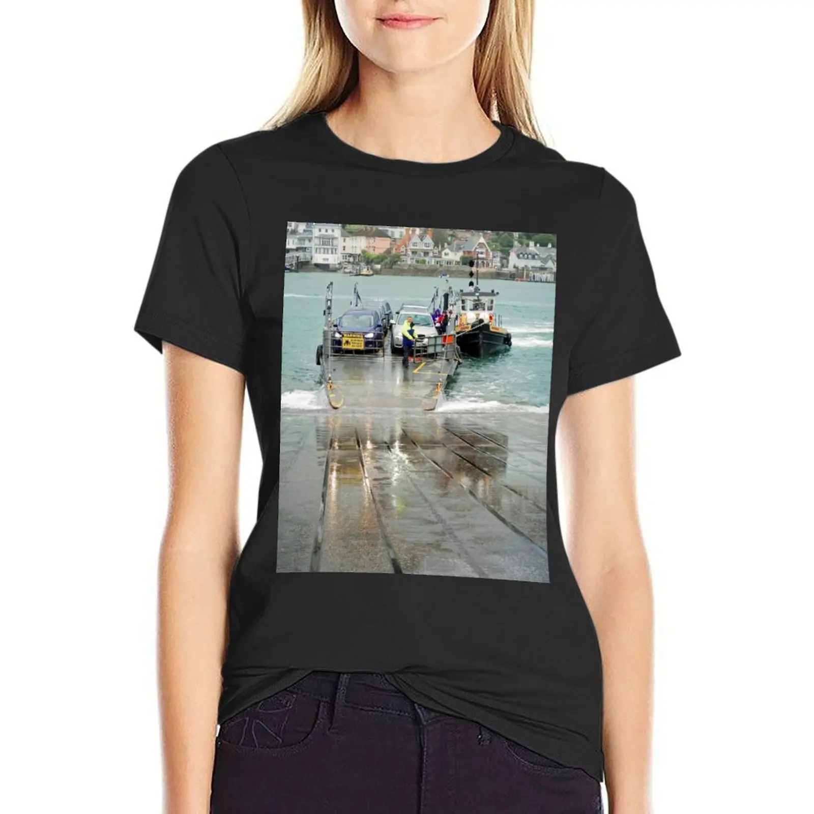 Lower Ferry Arriving At Dartmouth, Devon T-Shirt funny anime clothes tops tees Woman clothes
Lower Ferry Arriving At Dartmouth, Devon T-Shirt funny anime clothes tops tees Woman clothes