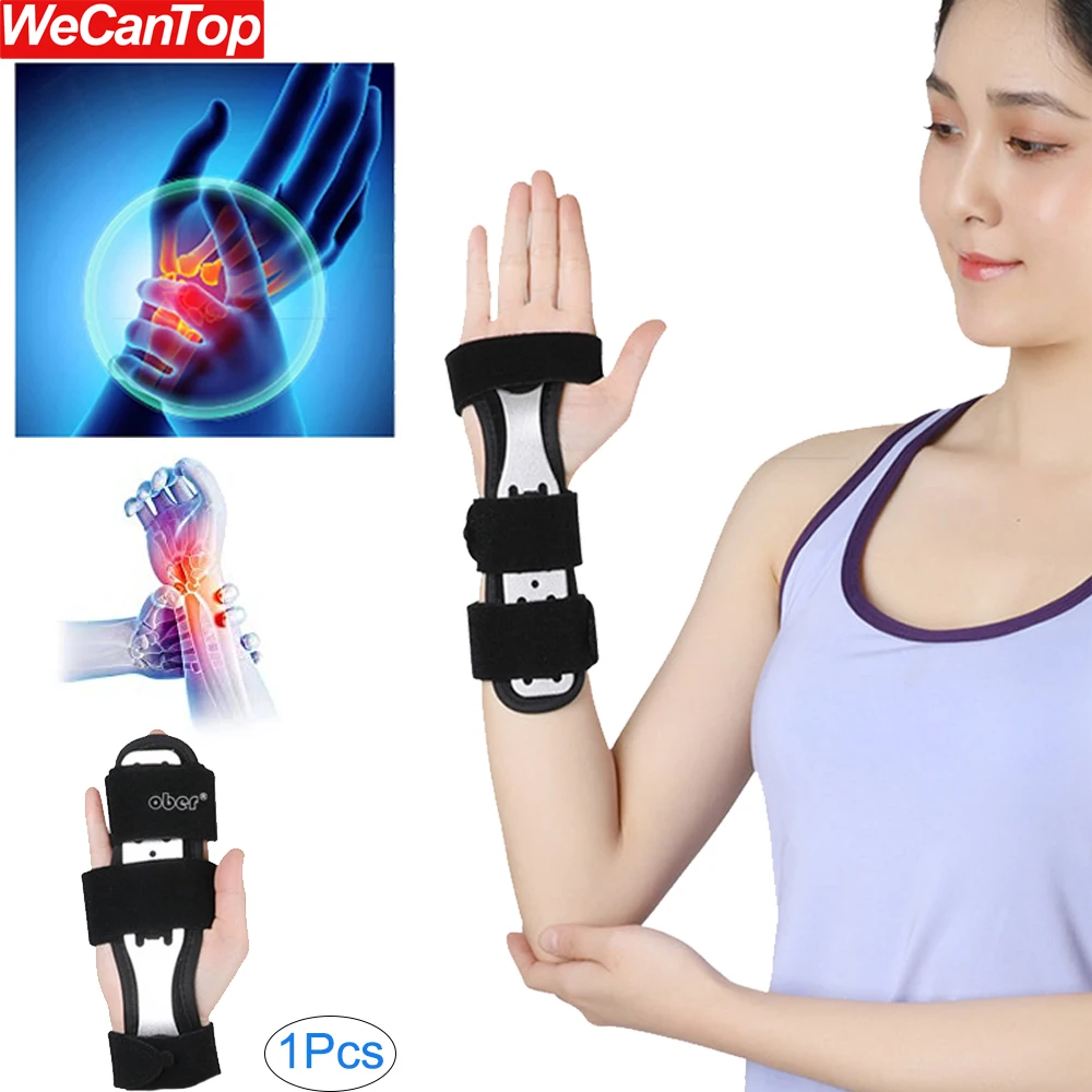 

1Pcs Wrist Hand Palm Brace Support with Metal Splint Stabilizer for Tendonitis, Arthritis,Carpal Tunnel Syndrome,Sprains Strains