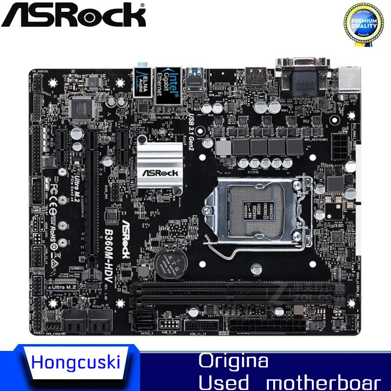 For ASROCK B360M-HDV Used original motherboard Socket LGA 1151 DDR4 B360 Desktop Motherboard
For ASROCK B360M-HDV Used original motherboard Socket LGA 1151 DDR4 B360 Desktop Motherboard