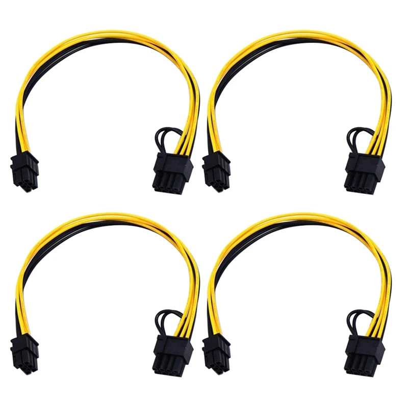 ABGZ-4Pcs 6Pin Male к 8 Pin (6 + 2) Male Pcie адаптер питания кабель PCI Express Удлинительный кабель для видеокарты 50 см
ABGZ-4Pcs 6Pin Male к 8 Pin (6 + 2) Male Pcie адаптер питания кабель PCI Express Удлинительный кабель для видеокарты 50 см