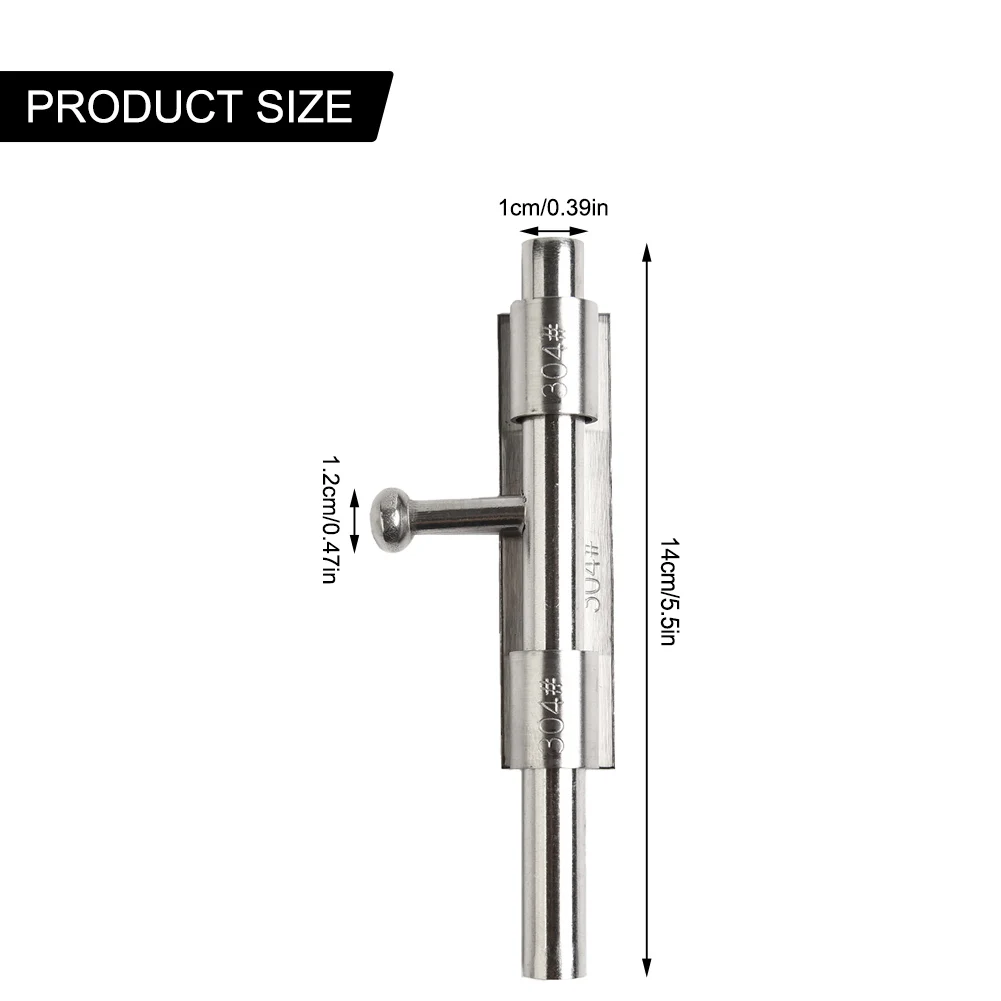 8 Inch Long Silver Stainless Steel Door Latch Lock Bolt Gate Safety Lock Door Bolt Fixed Security For Courtyard Gate
8 Inch Long Silver Stainless Steel Door Latch Lock Bolt Gate Safety Lock Door Bolt Fixed Security For Courtyard Gate
