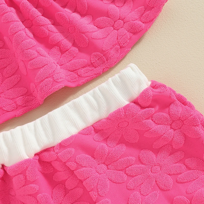 Toddler Girl Summer Outfits Flower Pattern Straps Sleeveless Tank Tops Elastic Waist Shorts 2Pcs Clothes Set
Toddler Girl Summer Outfits Flower Pattern Straps Sleeveless Tank Tops Elastic Waist Shorts 2Pcs Clothes Set