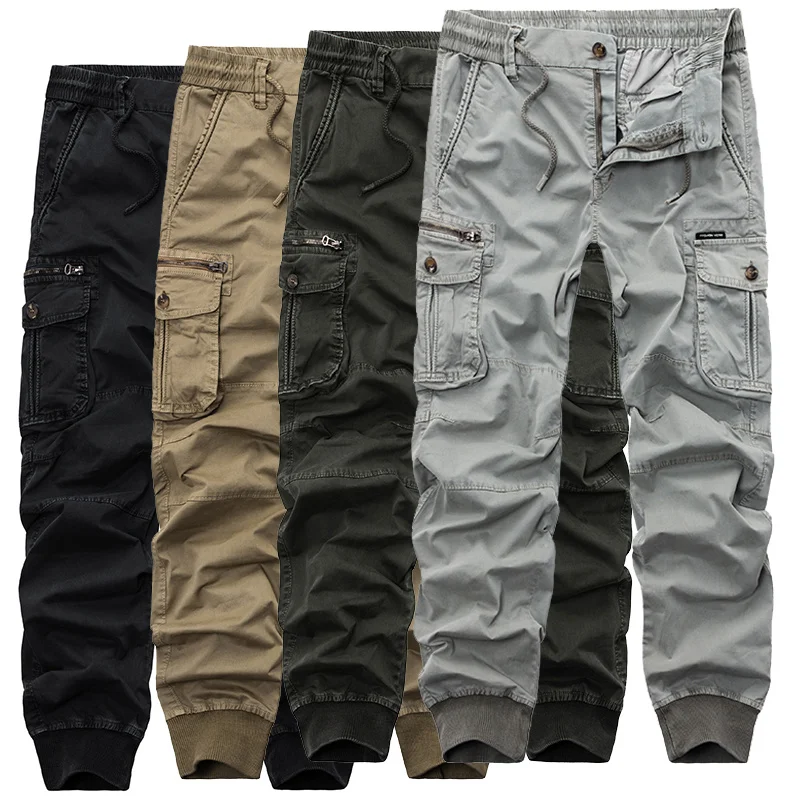 2023 Hot Fashion Tactical Cargo Pants Men Casual Slim Mens Joggers Pants Military Ankle-tied Trousers Men
2023 Hot Fashion Tactical Cargo Pants Men Casual Slim Mens Joggers Pants Military Ankle-tied Trousers Men