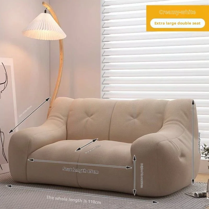 

Lazy sofa can lie down and sleep, double family leisure chair, bedroom, single person small sofa on the ground