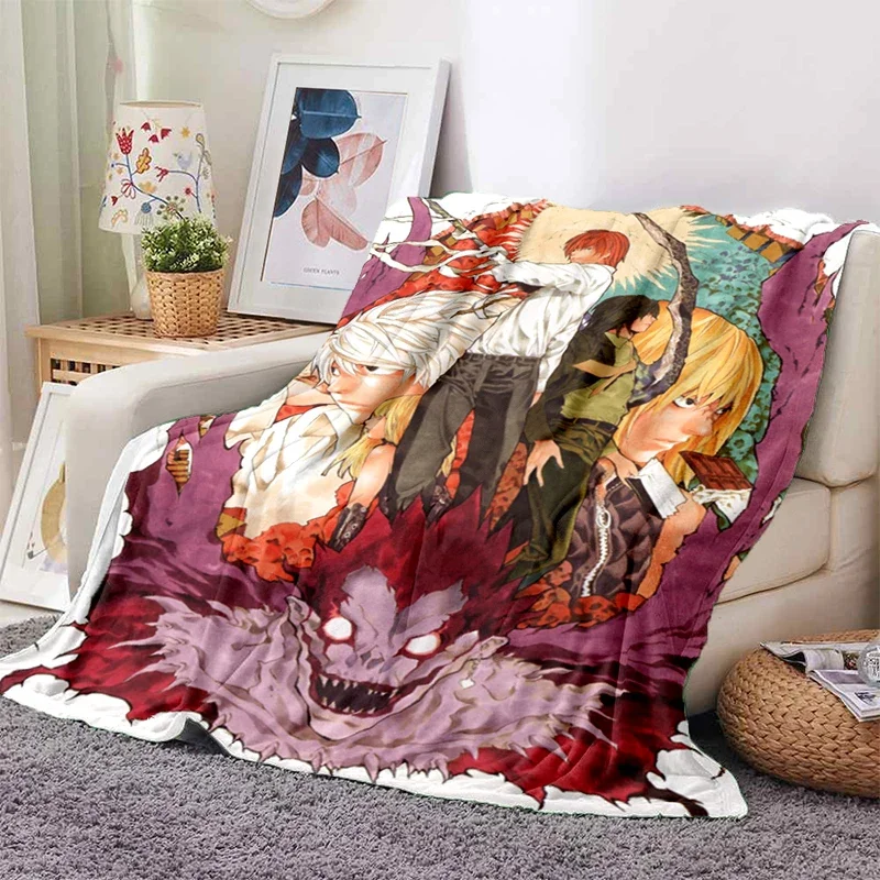 Death Note Soft Plush Sofa Bed Throwing Cartoon Modern Flannel Blanket Cover Gedruckt Bettdecke Geschenk Picnic Blankets Comic
Death Note Soft Plush Sofa Bed Throwing Cartoon Modern Flannel Blanket Cover Gedruckt Bettdecke Geschenk Picnic Blankets Comic