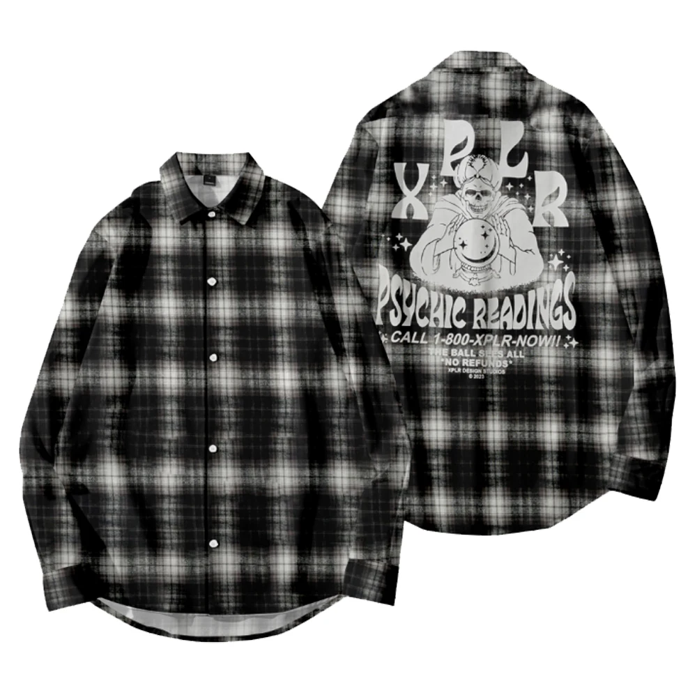 XPLR экстрактная рубашка Sam and Colby Хэллоуин Merch Косплей пуговицы без карманов полиэстер с длинным рукавом Уличная одежда для женщин и мужчин Топ
XPLR экстрактная рубашка Sam and Colby Хэллоуин Merch Косплей пуговицы без карманов полиэстер с длинным рукавом Уличная одежда для женщин и мужчин Топ