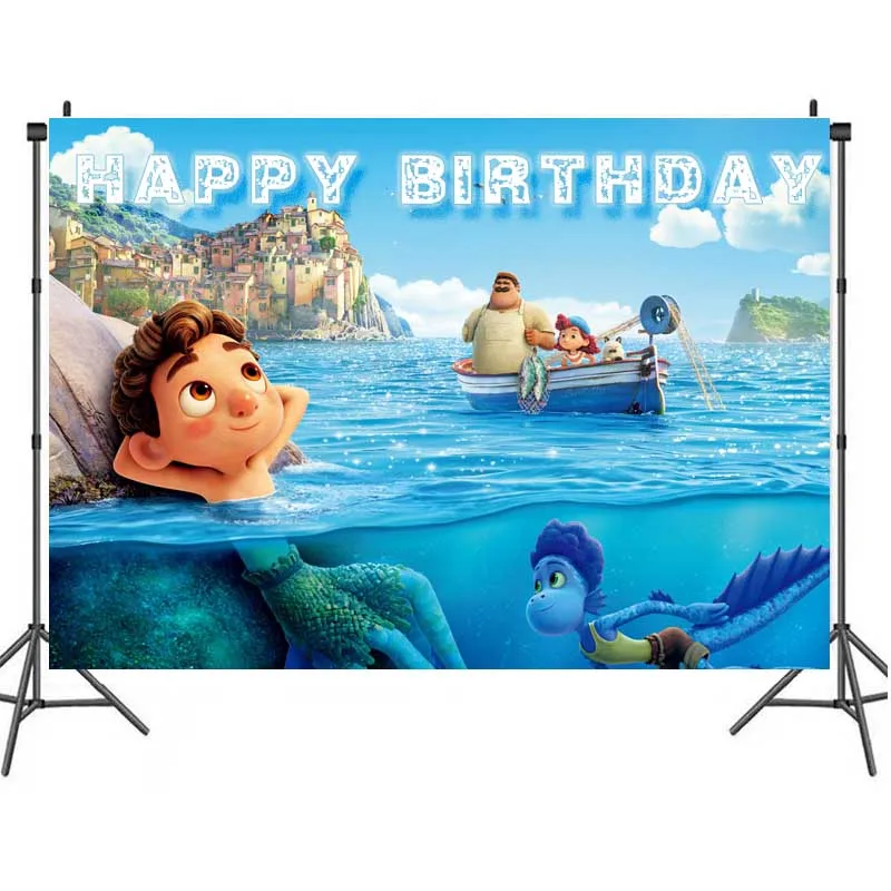 Luca Backdrop Kids 1st Birthday Party Supplies Sea Monster Cartoon Photo Background Rainbow Decoration Props Banner Baby Shower
Luca Backdrop Kids 1st Birthday Party Supplies Sea Monster Cartoon Photo Background Rainbow Decoration Props Banner Baby Shower