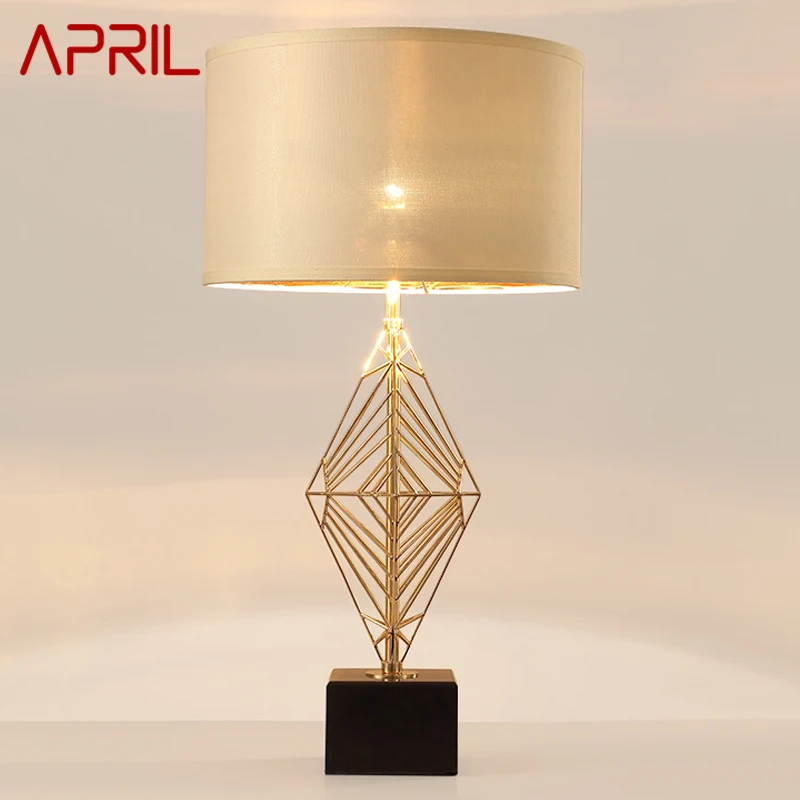 APRIL Contemporary Golden Table Lamp Nordic Fashionable Living Room Bedroom Creative LED Hollow Out Decoration Desk Light
APRIL Contemporary Golden Table Lamp Nordic Fashionable Living Room Bedroom Creative LED Hollow Out Decoration Desk Light