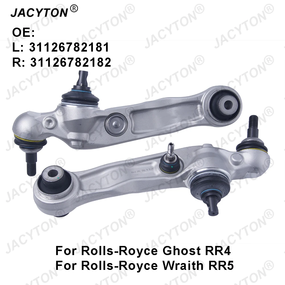 JACYTON Front Axle Lower Straight Control arm for Rolls-Royce Ghost RR4 Wraith RR5 31126782181 31126782182
JACYTON Front Axle Lower Straight Control arm for Rolls-Royce Ghost RR4 Wraith RR5 31126782181 31126782182