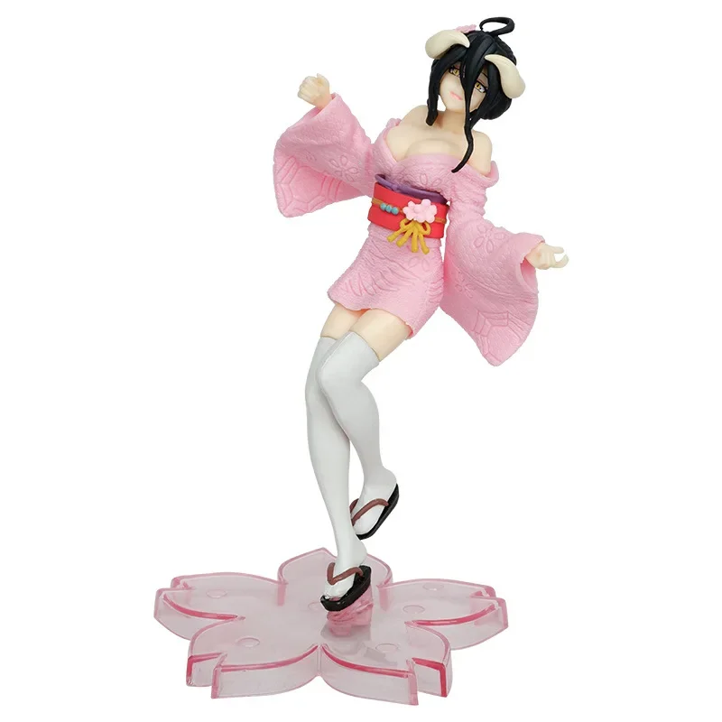 18CM Overlord Albedo Anime Figure Sakura Kimono Action Figure Toys For Kids Gift Collectible Model Ornaments Dolls PVC With Box
18CM Overlord Albedo Anime Figure Sakura Kimono Action Figure Toys For Kids Gift Collectible Model Ornaments Dolls PVC With Box