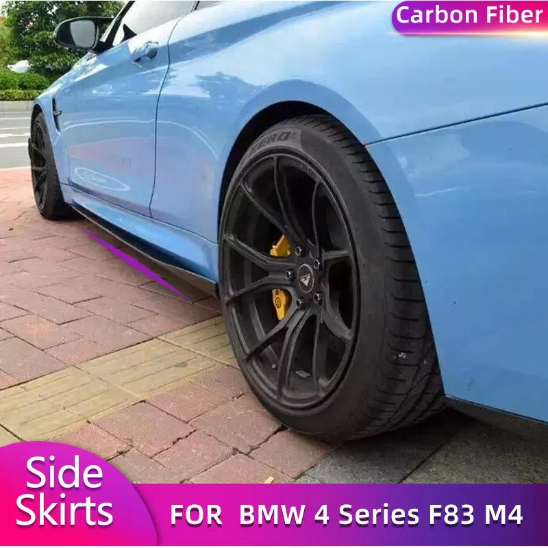Автомобильные боковые юбки из углеродного волокна, удлинители для BMW 4 серии F82 F83 M4 Coupe 2-Door 2014-2017, автомобильные боковые юбки, фартук, комплекты кузова
Автомобильные боковые юбки из углеродного волокна, удлинители для BMW 4 серии F82 F83 M4 Coupe 2-Door 2014-2017, автомобильные боковые юбки, фартук, комплекты кузова