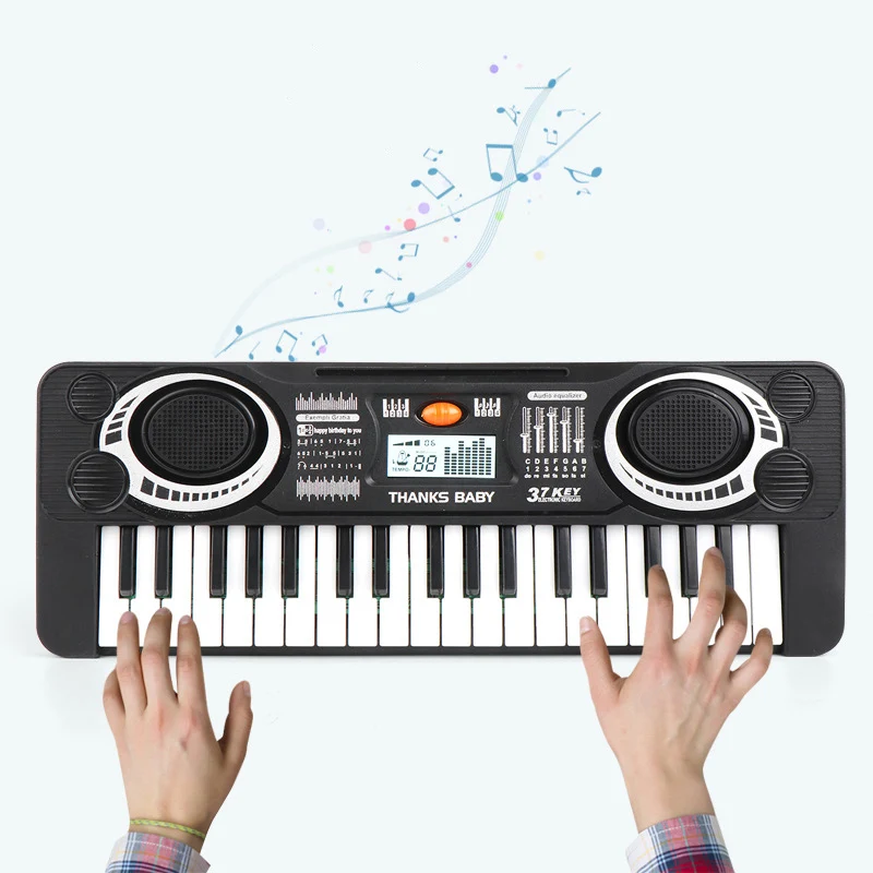 Kids Baby Music Enlightenment Toys 37 Keys Electronic Piano Children Early Childhood Multifunction Music Microphone Piano Toys
Kids Baby Music Enlightenment Toys 37 Keys Electronic Piano Children Early Childhood Multifunction Music Microphone Piano Toys