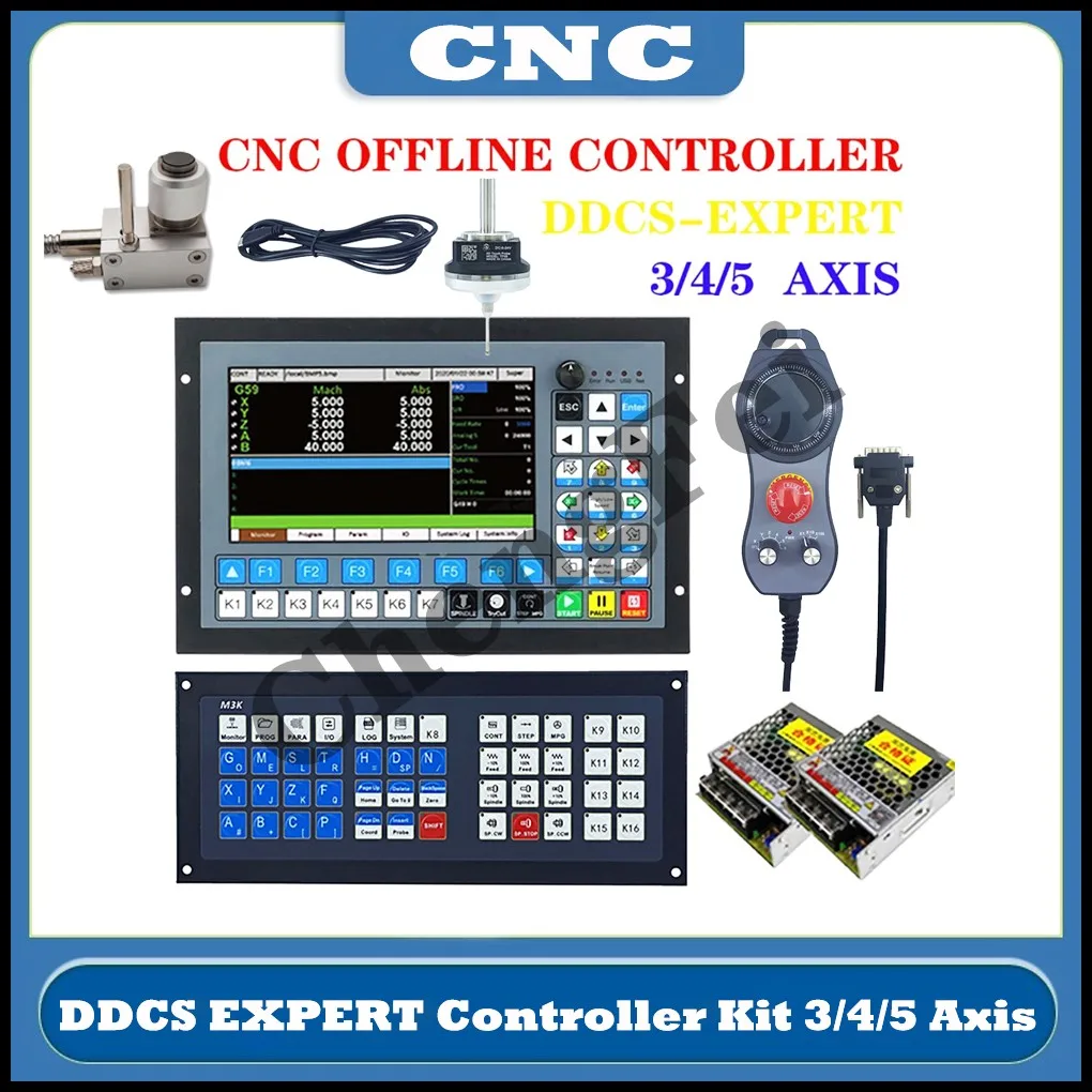 DDCS-EXPERT/M350 CNC off-line independent controller 3/4/5 axis kit is used for CNC machining and engraving, replacing DDCSV3.1
DDCS-EXPERT/M350 CNC off-line independent controller 3/4/5 axis kit is used for CNC machining and engraving, replacing DDCSV3.1