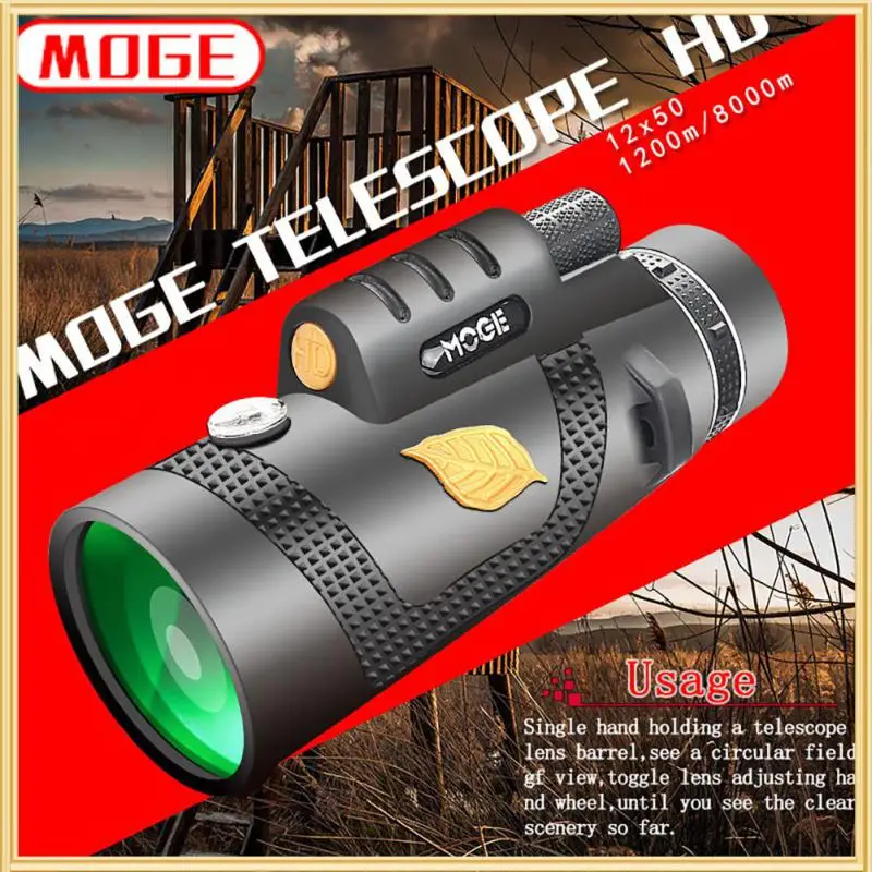 

Mobile Phone Telescopes High Quality 12 50 Magnification For Travel Holiday As Gift Teleskop Monocular Scope Bak4 Telescope