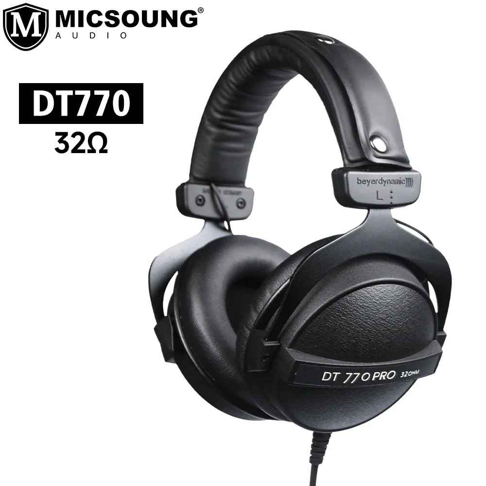 

DT 770 PRO 32Ohm 80 Ohm 250 Ohm Over Ear Studio Headphones Wired for Professional Recording and Monitoring for Beyerdynamic