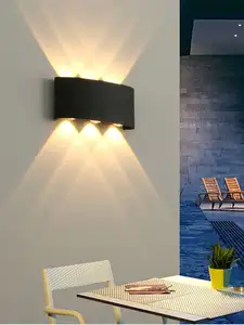 Светодиодный настенный светильник, лампа для дома, лестницы, спальни, прикроватного столика, ванной, коридора, освещение RF18