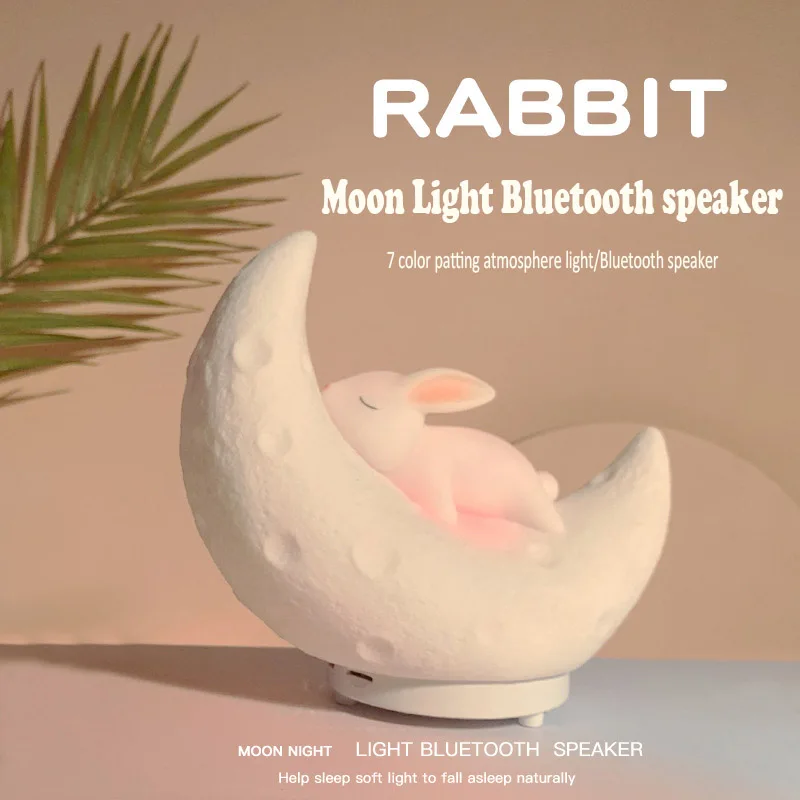 Bluetooth Music Rabbit Moon Led Lights Rgb Light Silicone Neon Night Light Room Decor Decoration Bedroom Lamp Cute Light Lamp
Bluetooth Music Rabbit Moon Led Lights Rgb Light Silicone Neon Night Light Room Decor Decoration Bedroom Lamp Cute Light Lamp