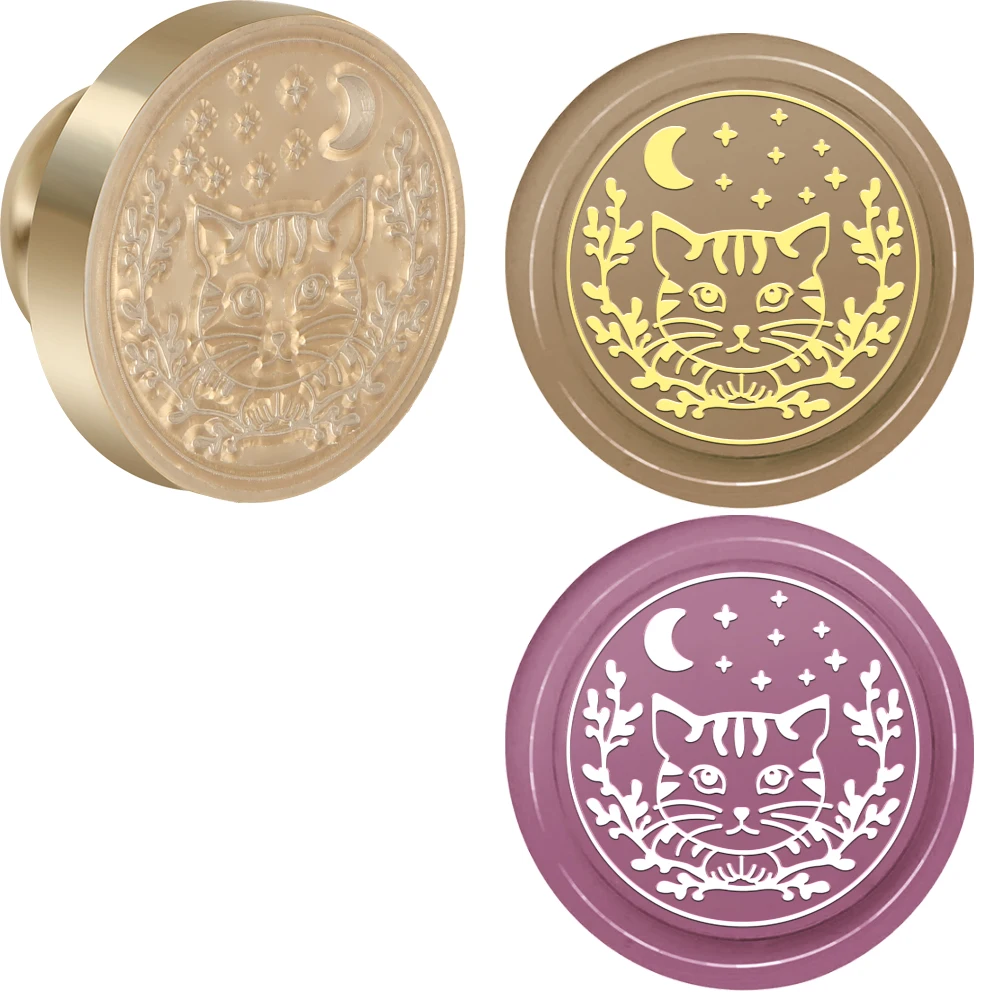 Cute Cat Wax Seal Stamp Diy Craft Supplies Scrapbooking Christmas Wedding Invitation for Decoration Wine Bags, Notebooks, Gifts
Cute Cat Wax Seal Stamp Diy Craft Supplies Scrapbooking Christmas Wedding Invitation for Decoration Wine Bags, Notebooks, Gifts