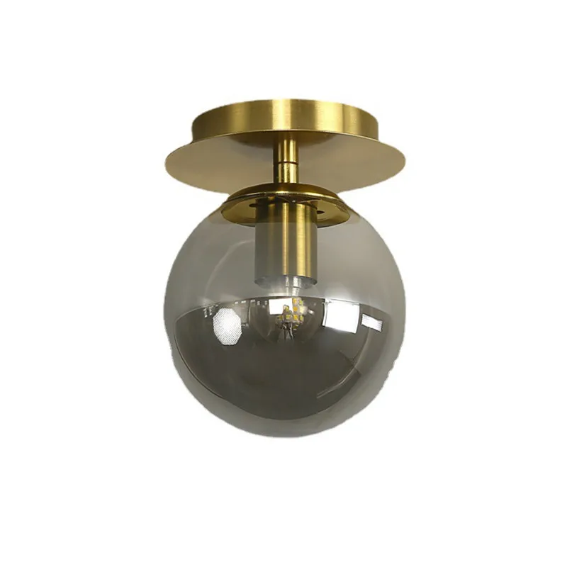 Modern Simple Glass Ceiling Light Northern Europe Light Luxury Aisle Bedroom Porch Ball E27 Decorative Light Indoor Lighting
Modern Simple Glass Ceiling Light Northern Europe Light Luxury Aisle Bedroom Porch Ball E27 Decorative Light Indoor Lighting