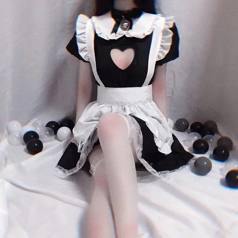 Japanese Maid Servant Uniform Lolita Costume Nightdress Dress Erotic Role Play Live Show Women Sexy Underwear Cosplay Stockings
Japanese Maid Servant Uniform Lolita Costume Nightdress Dress Erotic Role Play Live Show Women Sexy Underwear Cosplay Stockings