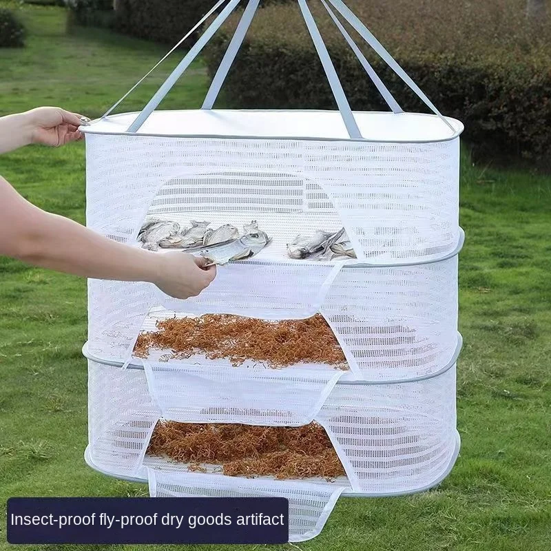 Durable Net Anti-mosquito Drying Strong Three-layer Dry Goods And Fish Salted Artifact
Durable Net Anti-mosquito Drying Strong Three-layer Dry Goods And Fish Salted Artifact
