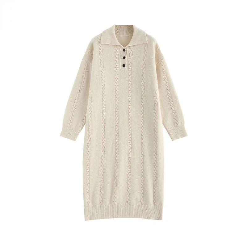 Polo Neck Long Women Straight Dresses Spring and Autumn Loose Female Knitting Tunic Dress Elegant Party Dresses 2023 U113
Polo Neck Long Women Straight Dresses Spring and Autumn Loose Female Knitting Tunic Dress Elegant Party Dresses 2023 U113