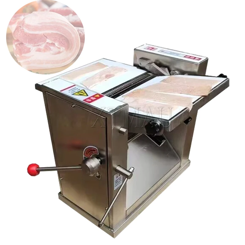 

Fresh Pork Pig Skin Remover Removing Peeling Machine Beef Meat Peeling Machine Pork Meat Skin Removing Skin